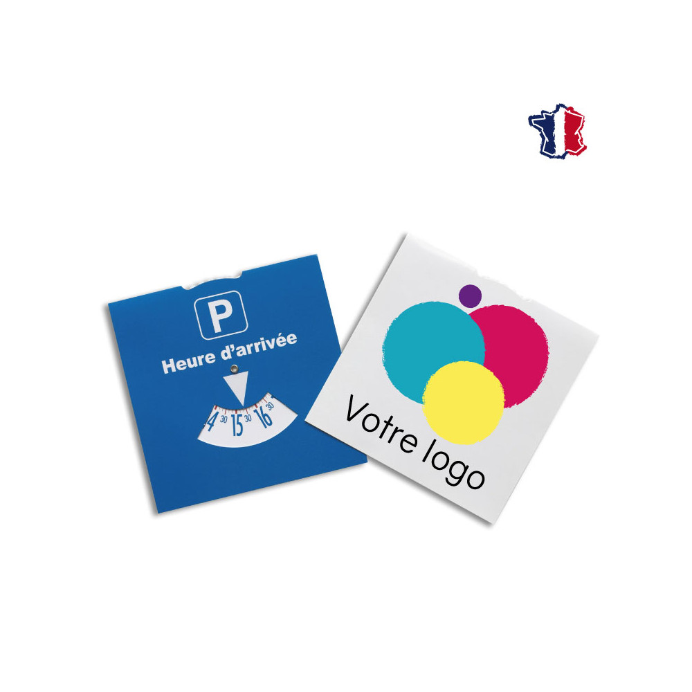 Disque de stationnement européen personnalisé Format 15x15 - Made in France